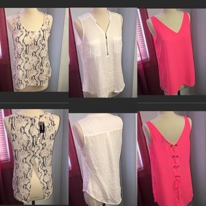 Tank Tops / Sleeveless Blouse bundle of 3